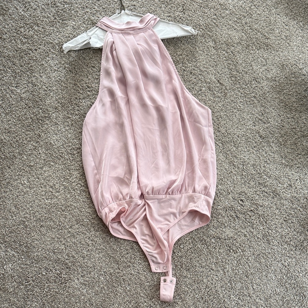 Express Pink Halter Blouse